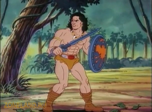 Кадры из Конан: Искатель приключений (1992)