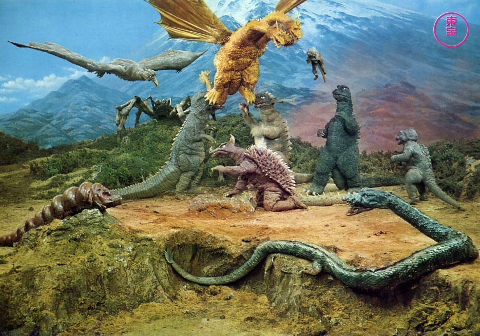 Кадры из Годзилла: Парад монстров (1968)