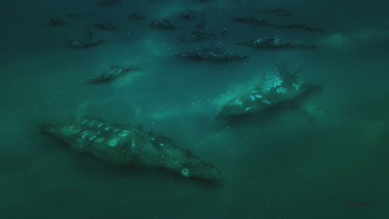 Кадры из Гаргантия на зелёной планете: Морские тропы за горизонт (2014)