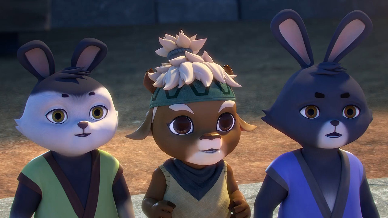 Кадры из Волчонок Сиа: Страж Великой стены воинов (2019)